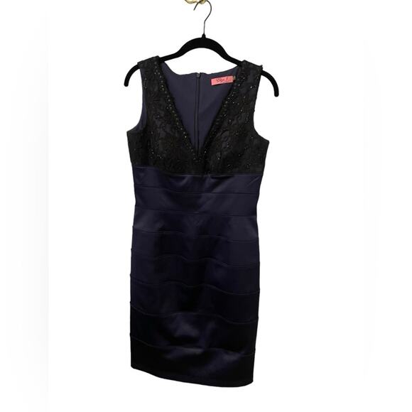 Vintage Bandage Dress by Eliza J of New York Size 6 - Picture 1 of 7